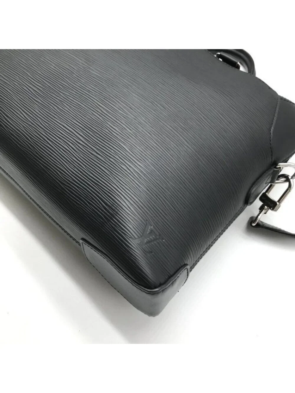 Louis Vuitton Oliva Briefcase Epi Leather Black 2-Way